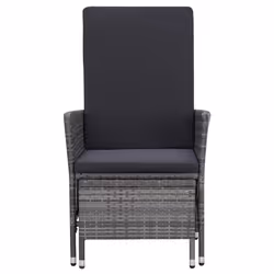 VidaXL 310230 chaise d'extérieur Terrace Siège rembourré Polyester, Polyuréthane, Acier Anthracite