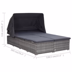 VidaXL 310236 lit d'extérieur - Vue supplémentaire 8