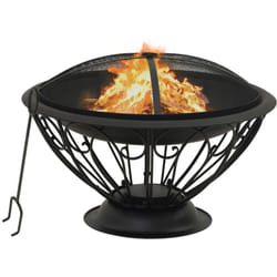 Vidaxl - Foyer avec tisonnier 75 cm xxl Acier