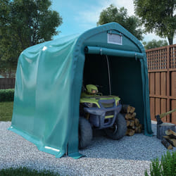vidaXL Tente de garage PVC 2,4x2,4 m Vert - TU