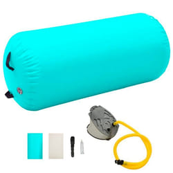 Rouleau gonflable de gymnastique - VIDAXL - 120x75 cm - PVC haute densité - Vert