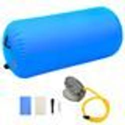 Rouleau gonflable de gymnastique - VIDAXL - 120x75 cm - PVC haute densité - Bleu