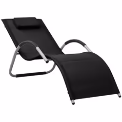 Cette chaise longue en aluminium au design élégant sera un choix idéal pour vous détendre et profiter d'une journée dans le j ...