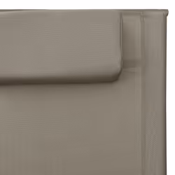 VidaXL 310519 chaise d'extérieur Linge Siège rembourré Aluminium, Acier, Textile Gris, Taupe - Vue supplémentaire 7