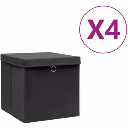 Ces boîtes de rangement pliables élégantes avec couvercle peuvent s'adapter parfaitement à presque toutes les étagères. Ces b ...