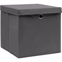 Ces boîtes de rangement pliables élégantes avec couvercle peuvent s'adapter parfaitement à presque toutes les étagères. Ces b ...