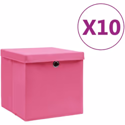 Ces boîtes de rangement pliables élégantes avec couvercle peuvent s'adapter parfaitement à presque toutes les étagères. Ces b ...
