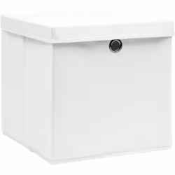 Ces boîtes de rangement pliables élégantes avec couvercle peuvent s'adapter parfaitement à presque toutes les étagères. Ces b ...