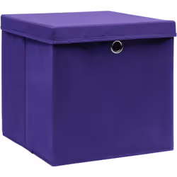 Ces boîtes de rangement pliables élégantes avec couvercle peuvent s'adapter parfaitement à presque toutes les étagères. Ces b ...