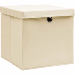 Ces boîtes de rangement pliables élégantes avec couvercle peuvent s'adapter parfaitement à presque toutes les étagères. Ces b ...