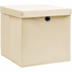 Ces boîtes de rangement pliables élégantes avec couvercle peuvent s'adapter parfaitement à presque toutes les étagères. Ces b ...