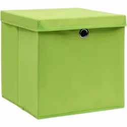 Ces boîtes de rangement pliables élégantes avec couvercle peuvent s'adapter parfaitement à presque toutes les étagères. Ces b ...