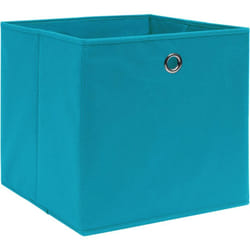 Vidaxl - Boîtes de rangement 4 pcs Tissu intissé 28x28x28 cm Bleu azuré