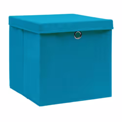 Ces boîtes de rangement pliables élégantes avec couvercle peuvent s'adapter parfaitement à presque toutes les étagères. Ces b ...