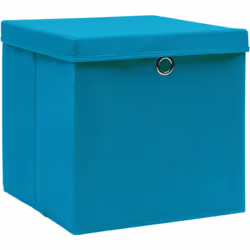 Ces boîtes de rangement pliables élégantes avec couvercle peuvent s'adapter parfaitement à presque toutes les étagères. Ces b ...