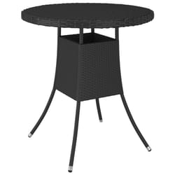 VidaXL 310465 table de jardin Noir