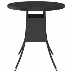 VidaXL 310465 table de jardin Noir