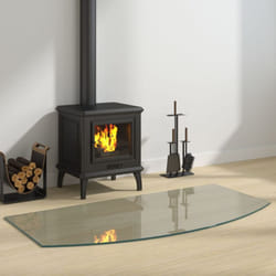 Vidaxl - Plaque de verre pour cheminée 120x60 cm