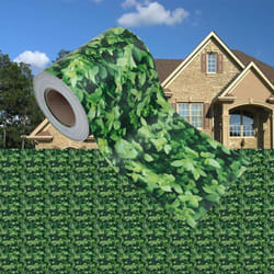 Vidaxl - cran d'intimité de jardin pvc 35x0,19 m Vert