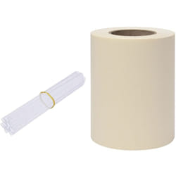 Vidaxl - cran d'intimité de jardin pvc 70x0,19 m Crème