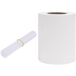 Vidaxl - cran d'intimité de jardin pvc 70x0,19 m Blanc