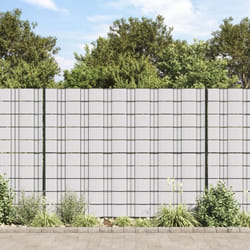vidaXL Écrans d'intimité de jardin 4 pcs PVC 35x0,19 m Blanc - TU