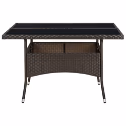 VidaXL 310556 table de jardin Marron