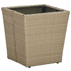 VidaXL 310557 table de jardin Beige, Transparent