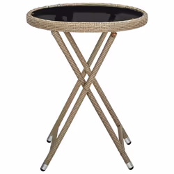 VidaXL 310559 table de jardin Beige