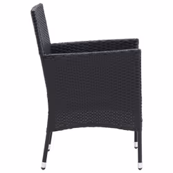 VidaXL 310562 chaise d'extérieur Terrace Siège rembourré Polyester, Polyuréthane, Acier Crème, Blanc - Vue supplémentaire 5