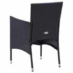 VidaXL 310562 chaise d'extérieur Terrace Siège rembourré Polyester, Polyuréthane, Acier Crème, Blanc - Vue supplémentaire 6