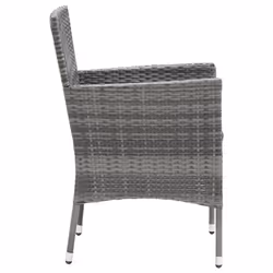 VidaXL 310563 chaise d'extérieur Terrace Siège rembourré Polyester, Polyuréthane, Acier Gris - Vue supplémentaire 5
