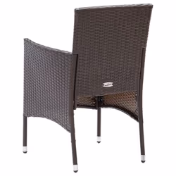 VidaXL 310565 chaise d'extérieur Terrace Siège rembourré Polyester, Polyuréthane, Acier Crème, Blanc - Vue supplémentaire 5