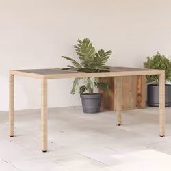 VidaXL 310576 table de jardin Beige