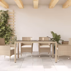 VidaXL 310576 table de jardin Beige