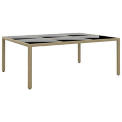 VidaXL 310588 table de jardin Beige