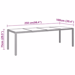VidaXL 310593 table de jardin - Vue supplémentaire 5