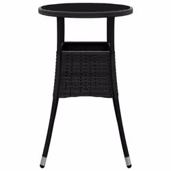 VidaXL 310598 table de jardin Noir - Vue supplémentaire 4