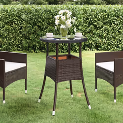 VidaXL 310599 table de jardin Marron