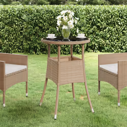 VidaXL 310601 table de jardin Beige
