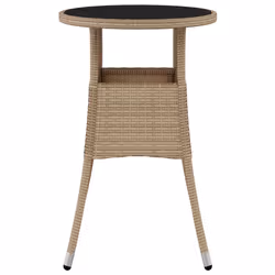 VidaXL 310601 table de jardin Beige