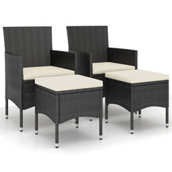 VidaXL 310610 chaise d'extérieur Terrace Siège rembourré Polyester, Polyuréthane, Acier Crème, Blanc