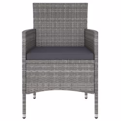 VidaXL 310611 chaise d'extérieur Terrace Siège rembourré Polyester, Polyuréthane, Acier Crème, Blanc - Vue supplémentaire 4