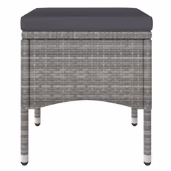 VidaXL 310611 chaise d'extérieur Terrace Siège rembourré Polyester, Polyuréthane, Acier Crème, Blanc - Vue supplémentaire 8