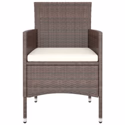 VidaXL 310613 chaise d'extérieur Terrace Siège rembourré Polyester, Polyuréthane, Acier Crème, Blanc - Vue supplémentaire 4