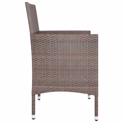 VidaXL 310613 chaise d'extérieur Terrace Siège rembourré Polyester, Polyuréthane, Acier Crème, Blanc - Vue supplémentaire 5