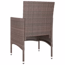 VidaXL 310613 chaise d'extérieur Terrace Siège rembourré Polyester, Polyuréthane, Acier Crème, Blanc - Vue supplémentaire 6