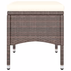 VidaXL 310613 chaise d'extérieur Terrace Siège rembourré Polyester, Polyuréthane, Acier Crème, Blanc - Vue supplémentaire 8