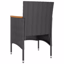 VidaXL 310614 chaise d'extérieur Terrace Siège rembourré Bois d'acacia, Polyester, Polyuréthane, Acier Crème, Blanc - Vue supplémentaire 6