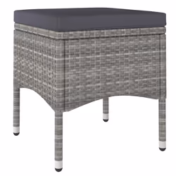 VidaXL 310615 chaise d'extérieur Terrace Siège rembourré Bois d'acacia, Polyester, Polyuréthane, Acier Gris - Vue supplémentaire 7